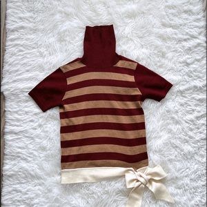 Paul & Joe Turtle Neck Short Sleeved Knitwear